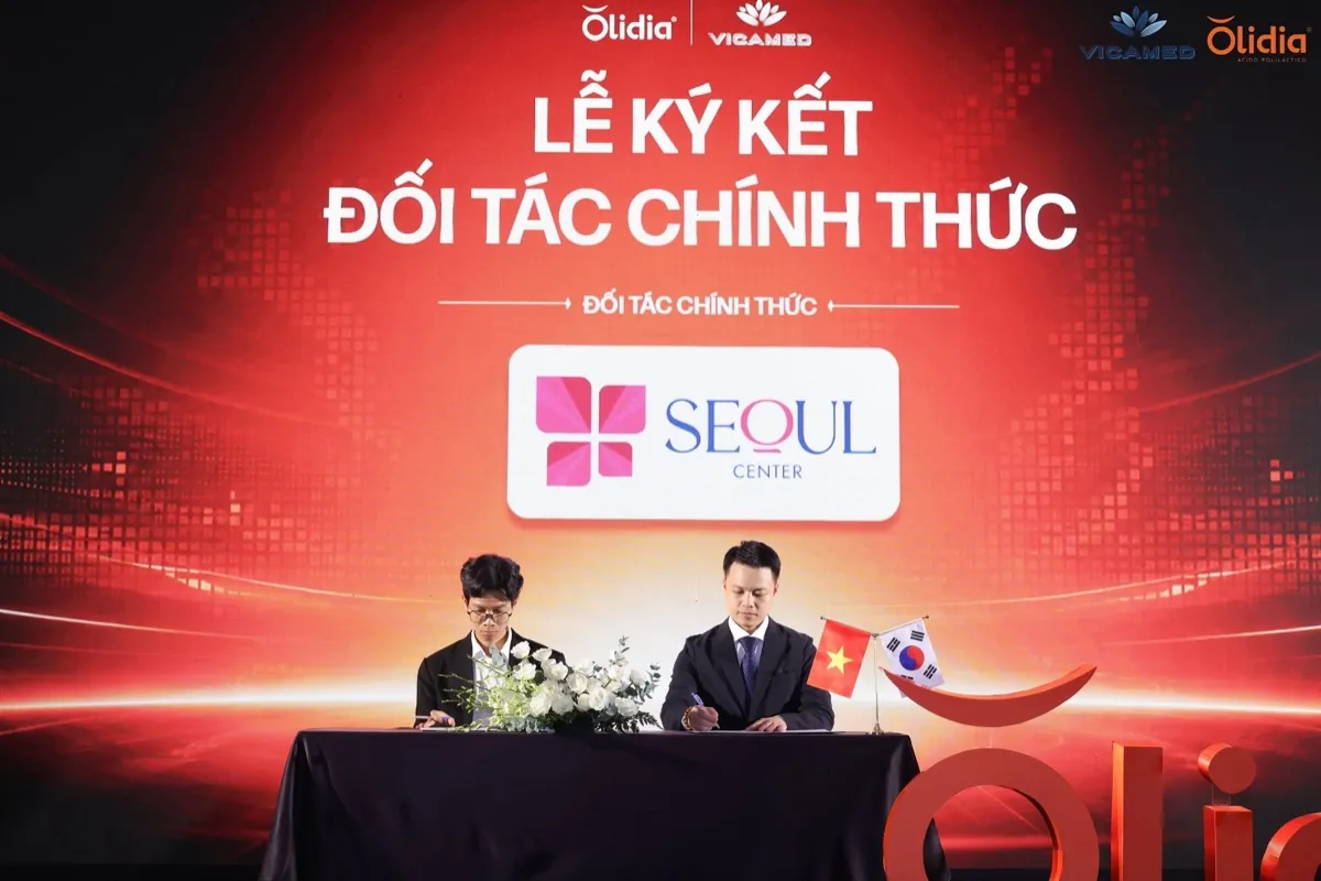 Lễ ký kết đối tác chính thức Olidia